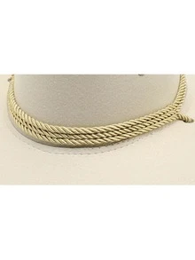 Unisex Đồng Màu Polyester Hat Có Lỗ Thoáng Khí, Chống Gió Dây Và Chống Nắng, Mùa Xuân Và Mùa Hè - Màu be - Xem 5