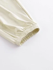 MARC&JANIE Toddler Boys Solid Elastic Waist Trousers - Khaki - View 10