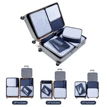 Packing Cubes For Suitcases 9 Set, Travel Organizer Luggage Cubes Travel Packing Bags With Clothes Bags Shoes Bags Travel Case,Gifts For People That Travel - Màu xanh hải quân - Xem 7