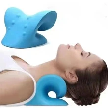 1 chiếc gối massage màu trơn - màu xanh lá - Xem 5