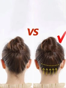 5 phụ kiện tóc thông thường cho nữ cho cuộc sống hàng ngày - màu đen - Xem 4