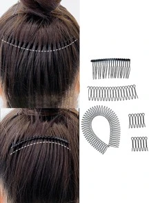 5 phụ kiện tóc thông thường cho nữ cho cuộc sống hàng ngày - màu đen - Xem 3