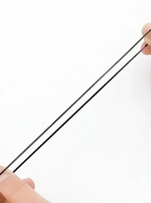 500 条随机颜色一次性弹性发带，霓虹色和黑色橡胶发带，小发圈 - 彩色 - 查看 6