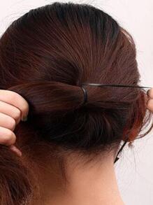 500 条随机颜色一次性弹性发带，霓虹色和黑色橡胶发带，小发圈 - 彩色 - 查看 7