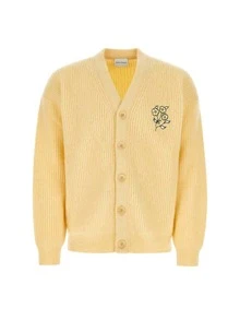 Drôle de Monsieur Nam Áo len dệt kim Vàng - Màu vàng - Xem 3