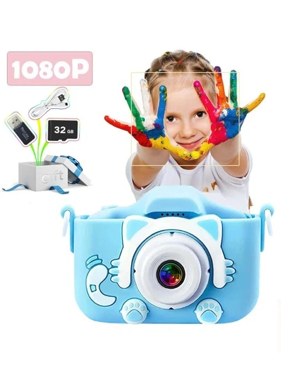 1入組ABS可愛爪子裝飾相機玩具適用於兒童