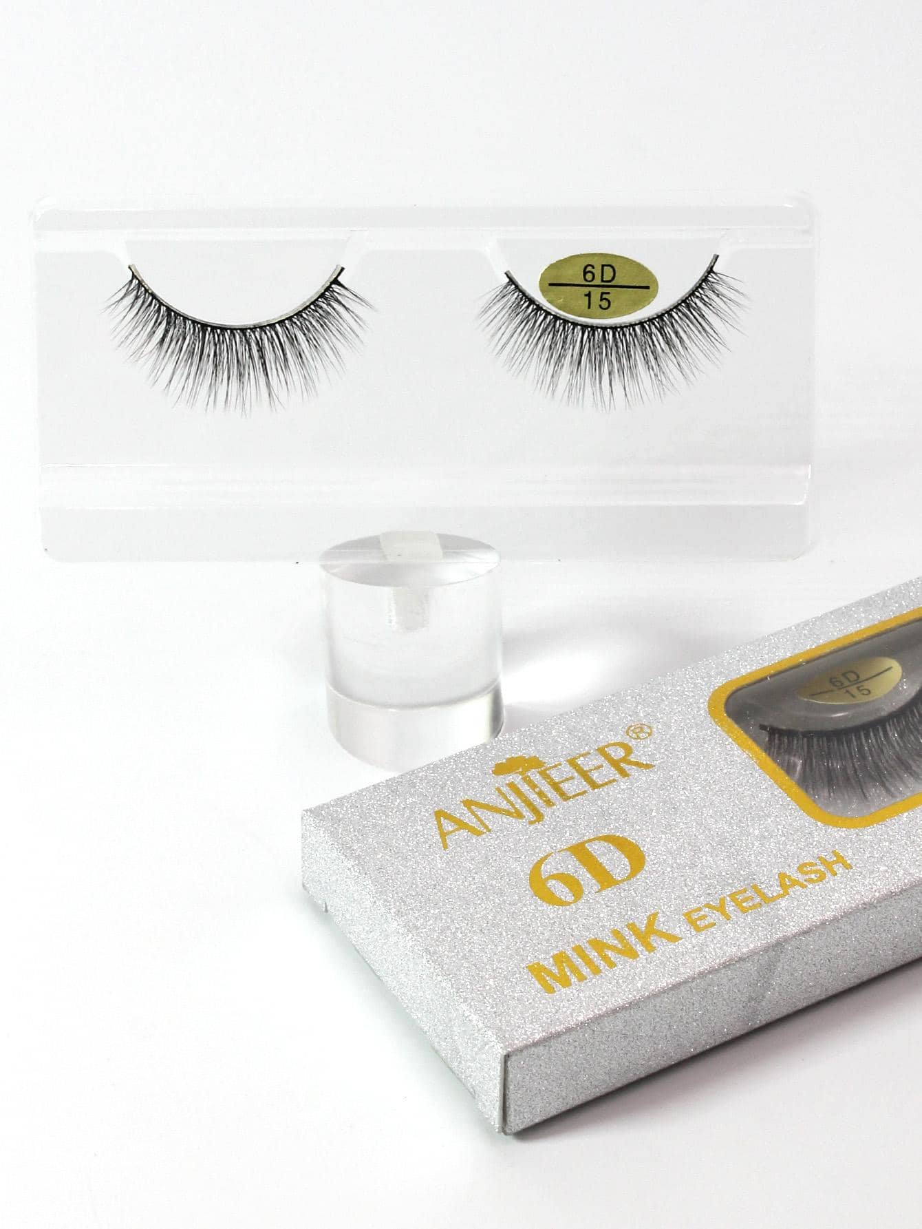 False Eyelashes - 黑色 - 查看 1