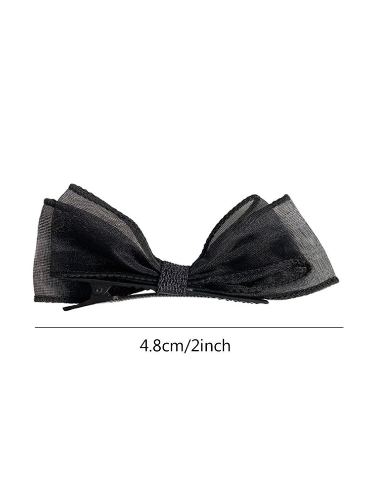 1pc Bow Decor Hair Clip