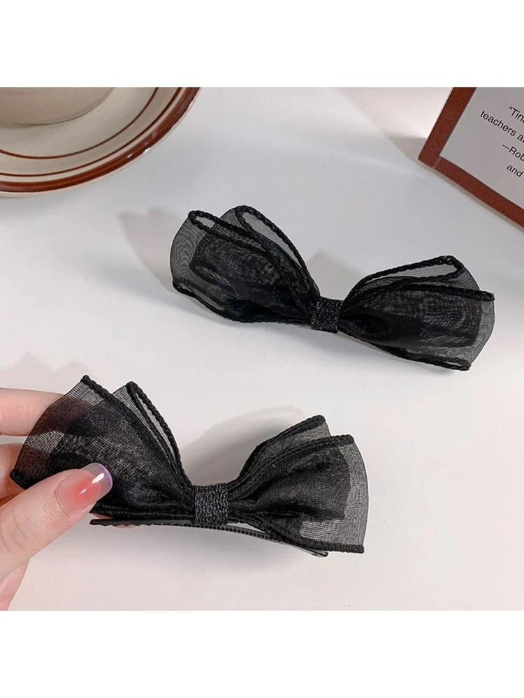 1pc Bow Decor Hair Clip
