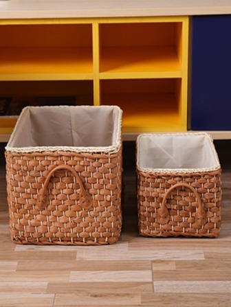 1pc Geometric Pattern Desk Storage Box