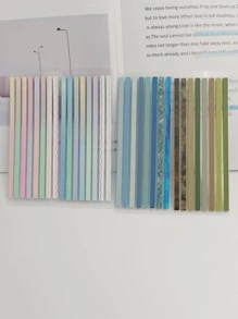160 Chiếc Trong suốt Công cụ tô sáng Ruy băng Có thể tái sử dụng , Trong sáng Dính Đối với Chú thích Sách , Dài Làm nổi bật Điểm đánh dấu Chỉ mục , Ghi chú dính Thẩm mỹ Văn phòng Đồ dùng học tập - Nhiều màu - Xem 6