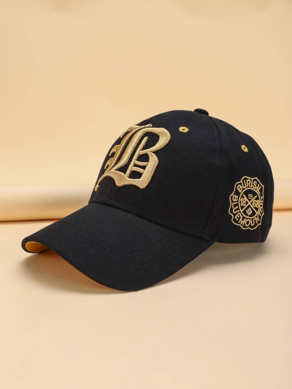 Men Letter Embroidered Baseball Cap Street
