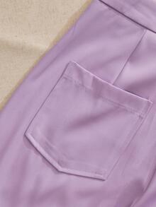 Women Pants - Lilac Purple - View 3
