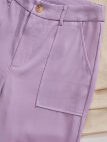 Women Pants - Lilac Purple - View 5