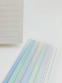 160 Chiếc Trong suốt Công cụ tô sáng Ruy băng Có thể tái sử dụng , Trong sáng Dính Đối với Chú thích Sách , Dài Làm nổi bật Điểm đánh dấu Chỉ mục , Ghi chú dính Thẩm mỹ Văn phòng Đồ dùng học tập - Nhiều màu - Xem 4