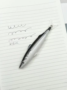 Bộ 3 Bút Bi Hình Con Cá, Bút Viết Cầm Tay Sáng Tạo Cho Trường Học, Văn Phòng - màu đen - Xem 5