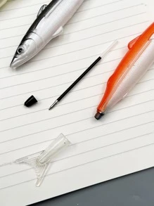 Bộ 3 Bút Bi Hình Con Cá, Bút Viết Cầm Tay Sáng Tạo Cho Trường Học, Văn Phòng - màu đen - Xem 6