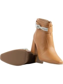 Lumiss Women Fashion Boots - Camel - View 6
