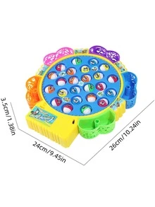 1入塑料魚玩具，有趣的卡通設計，適用於兒童娛樂。學生、文具、學校用品