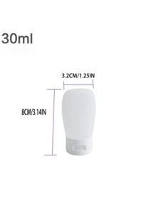 1入組PE分裝現代擠壓瓶適合旅行 - 白色 - 查看 5