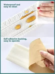 1卷素色地板密封貼紙 - 白色 - 查看 5