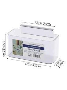 1/2 Chiếc Tủ Lạnh Cửa Bên Hộp Bảo Quản Gia Vị, Nhà Bếp Vật Dụng Nhỏ Sắp Xếp Hộp Đựng - Trong sáng - Xem 2