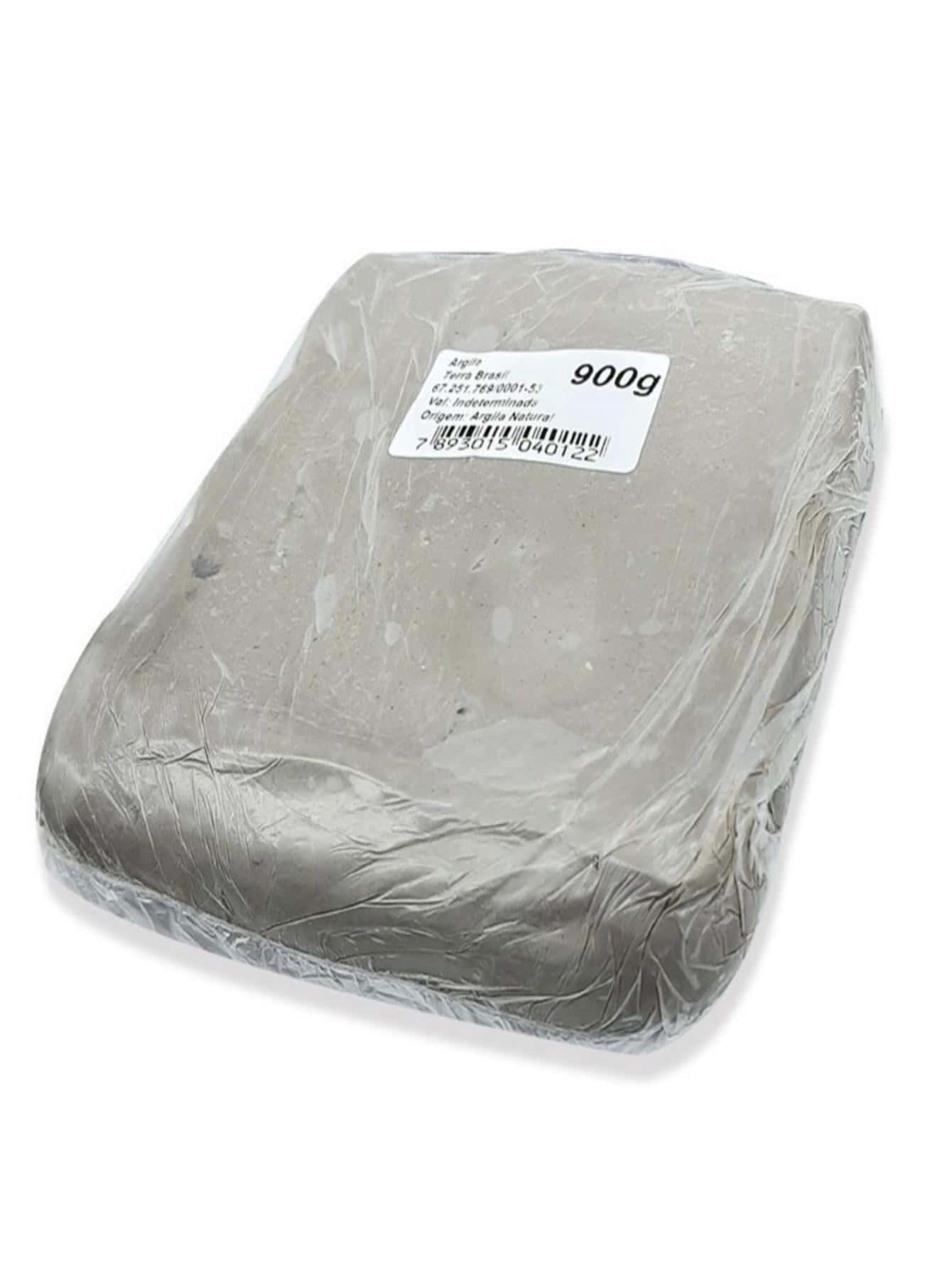 Argila para Modelar para Artesanato Decoração - 950g - Cinza - Visão 1