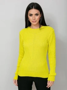 Women Winter Coats - Màu vàng - Xem 2