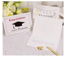 Graduation Party Invitation Card - White - View 2