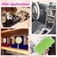 1 rollo Correa de bricolaje con diseño de diamante de imitación - Multicolor - Ver 7