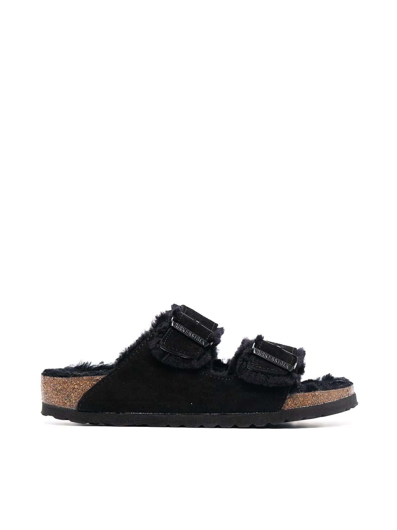 Birkenstock Men's Slippers BLACK 752663BLACK - Black - View 1