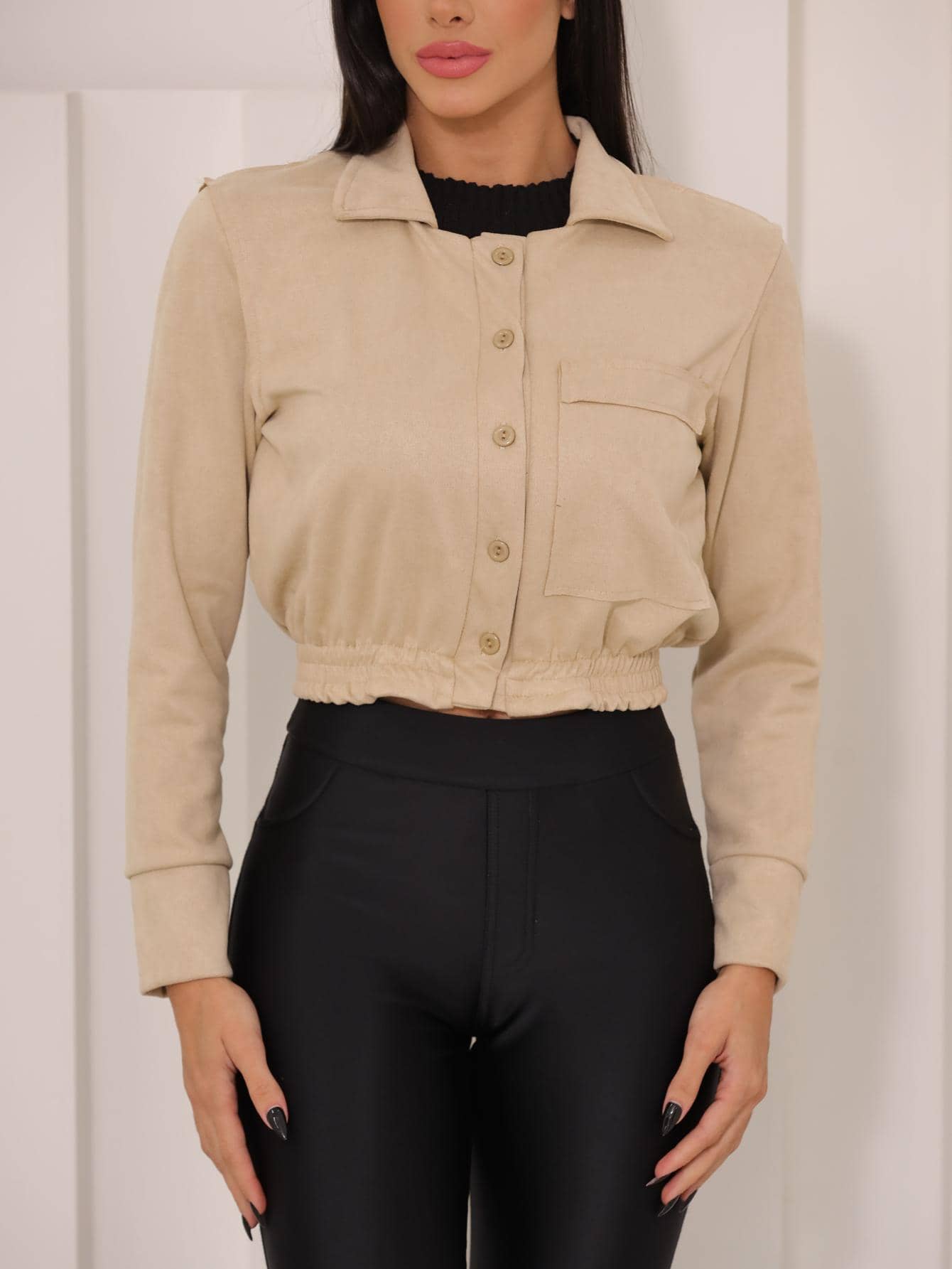 Women Coats - Màu be - Xem 1