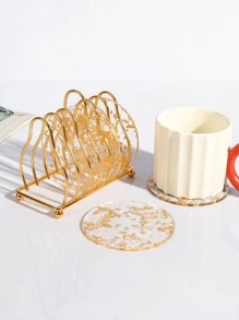 1入組金屬質感杯墊