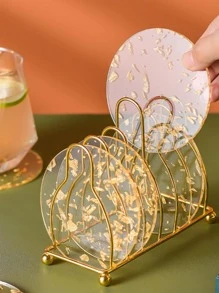 1入組金屬質感杯墊