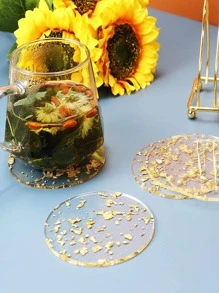 1入組金屬質感杯墊