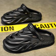 Guốc EVA Thoáng Mát Cho Nam, Guốc EVA Thiết Kế Rỗng - màu đen - Xem 3