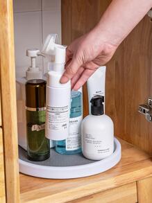 1入組可旋轉圓形廚房收納託盤