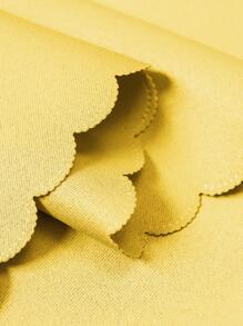 1 rèm cửa màu trơn, nhẹ và dễ lắp đặt rèm che nắng cho phòng khách và phòng ngủ, thiết kế hiện đại và tối giản, cách nhiệt, không cần khoan - Màu vàng - Xem 3