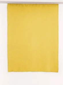 1 rèm cửa màu trơn, nhẹ và dễ lắp đặt rèm che nắng cho phòng khách và phòng ngủ, thiết kế hiện đại và tối giản, cách nhiệt, không cần khoan - Màu vàng - Xem 4