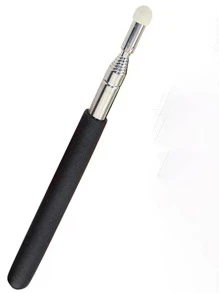 1pc Stainless Steel Pointer, Multifunction Teaching Tool For School - Black - View 1