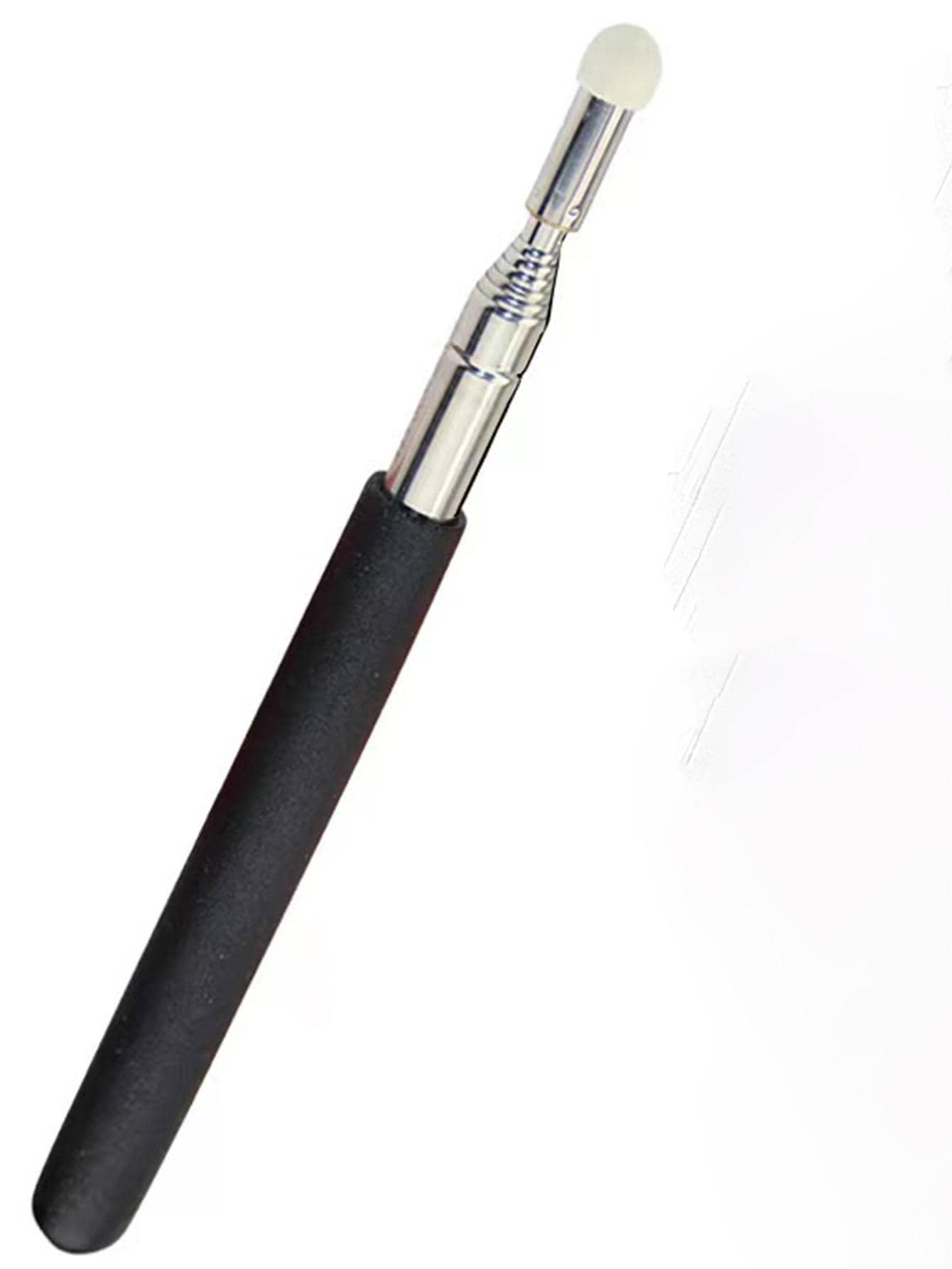 1pc Stainless Steel Pointer, Multifunction Teaching Tool For School - Black - View 1