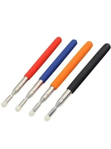 1pc Stainless Steel Pointer, Multifunction Teaching Tool For School - Black - View 2