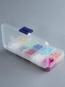 1 hộp Thời Trang Ngọc Trai Giả Tự Làm Bộ Trang Sức Dành Cho Nữ Dành Cho Tự Làm Trang Sức - 4mm - Xem 6