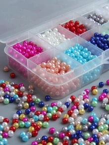 1 hộp Thời Trang Ngọc Trai Giả Tự Làm Bộ Trang Sức Dành Cho Nữ Dành Cho Tự Làm Trang Sức - 4mm - Xem 7