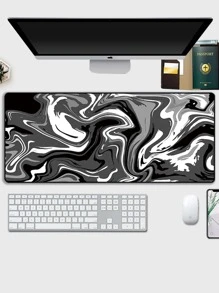 1pc Color Block Mouse Mat - Grey - View 7