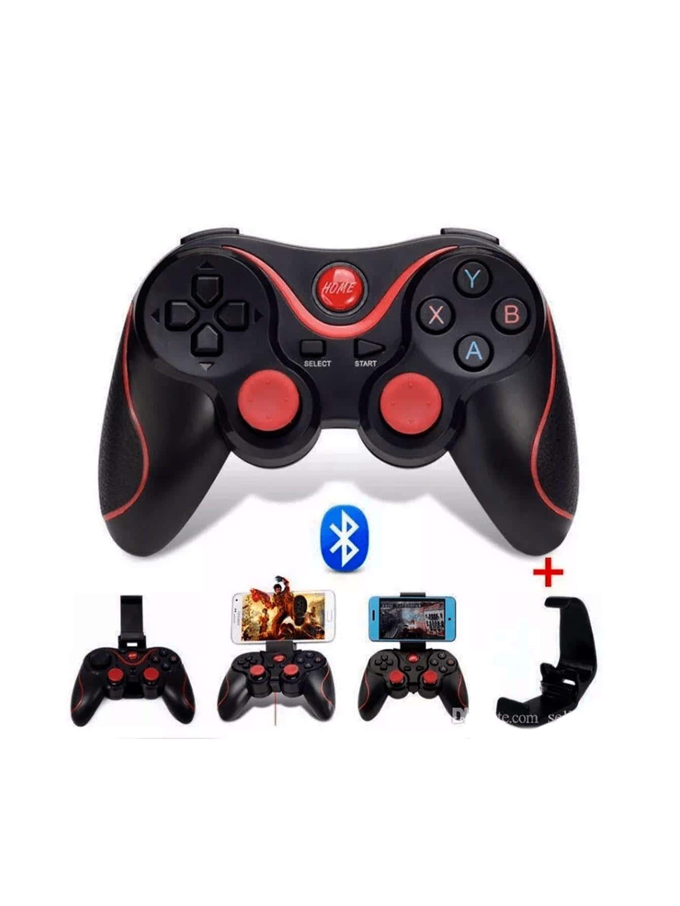 Bluetooth Control Gamepad X3 Rechargeable Android, IOS And Windows Yasuhisa X3-Black - 黑色 - 查看 1