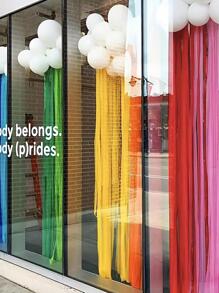 3 rollos Papel crepe Serpentinas fiesta Serpentinas con fleco Serpentina papel para de cumpleaños - Amarillo - Ver 3