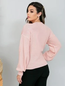 Women Sweaters - Màu be - Xem 3