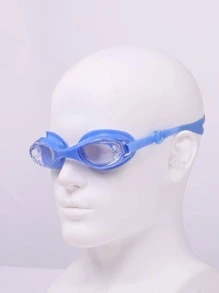 防霧泳鏡和耳朵 - 寶藍色 - 查看 1