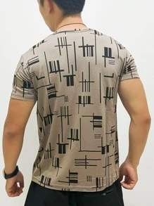 Men T-Shirts & Tanks - Màu Khaki - Xem 2